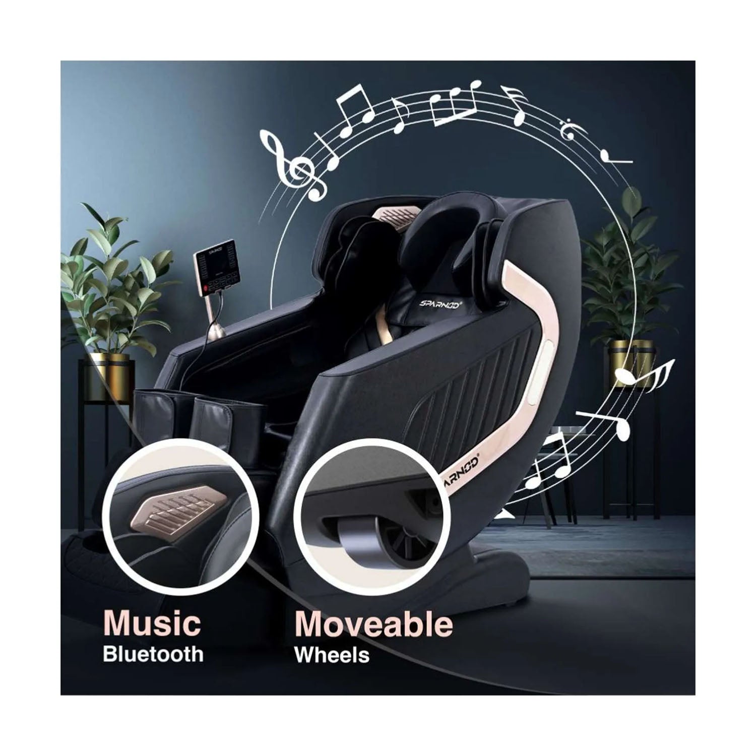 Sparnod Fitness Deluxe Plus Massage Chair - Dream Relaxer