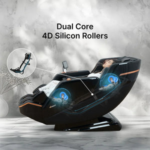 Nourest Lion 4D Dual Core Luxury Full Body Massage Chair with Health Detection - Dream Relaxer