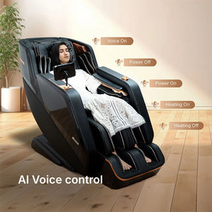 Nourest Lion 4D Dual Core Luxury Full Body Massage Chair with Health Detection - Dream Relaxer