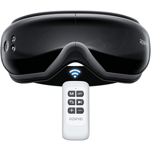 Renpho Eye Massager Eyeris With Remote-Black - Dream Relaxer