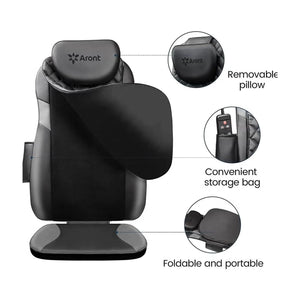 RT2172 Back Massager with Heat - Grey-Black - Dream Relaxer