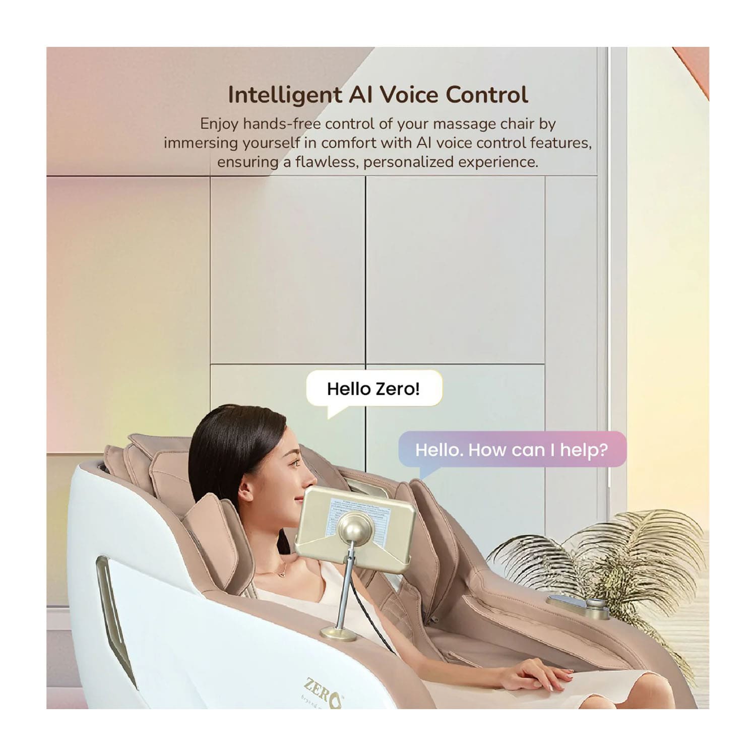 Zero U Fairy Plus Fixed Roller Massage Chair - Dream Relaxer