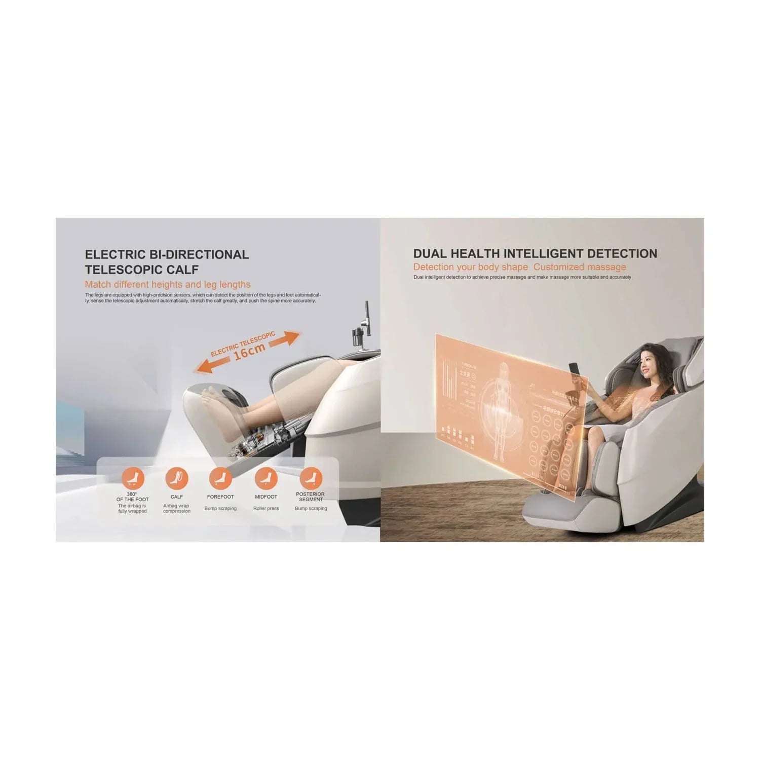 iRest A550 4D Full Body Massage Chair With Voice Control Massage Chairs