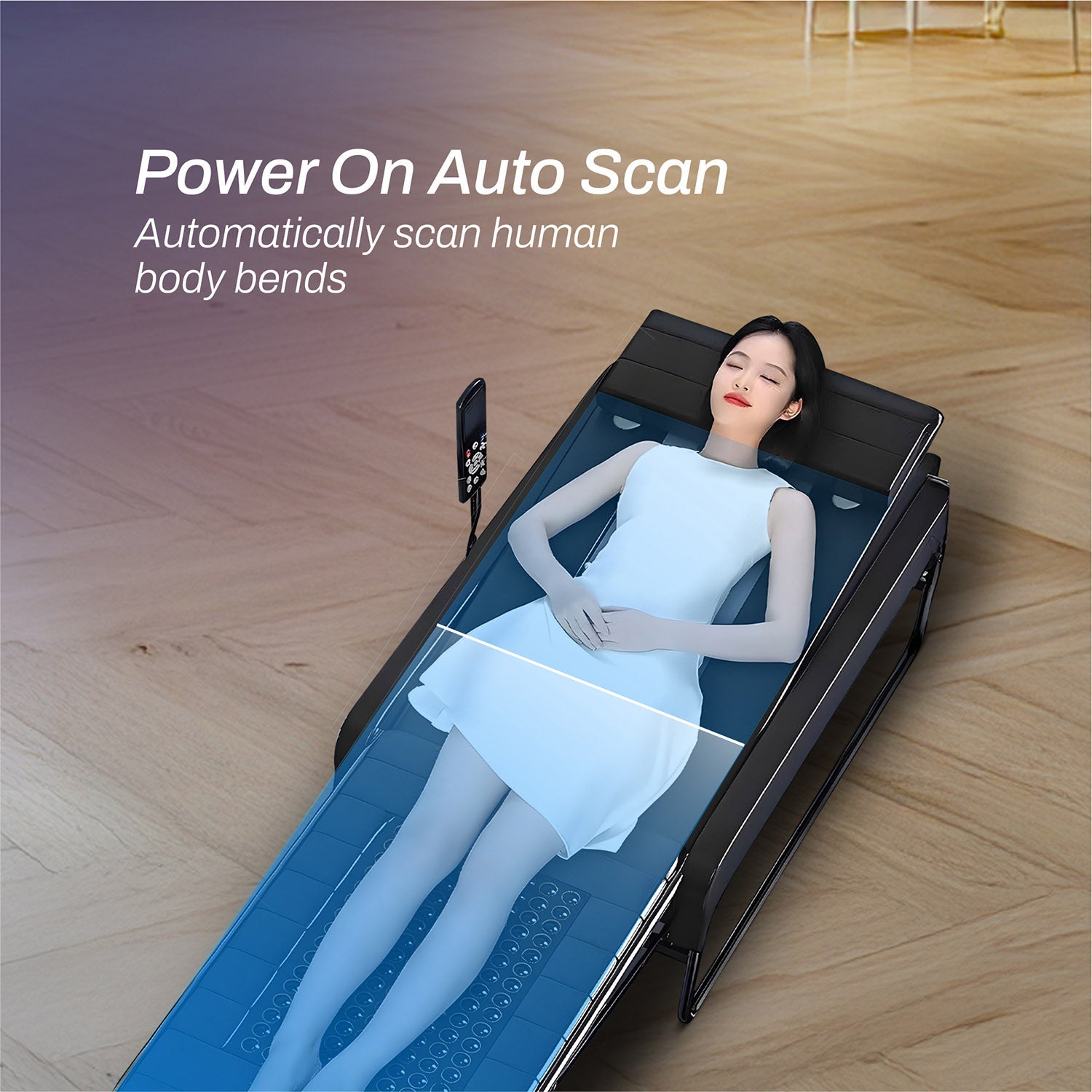 Nourest M4 Therapeutic Massage Bed with Jade Stone Roller Massage Bed