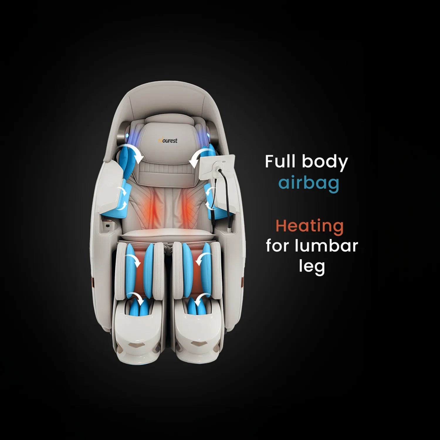 Nourest Robo - X 5D Sonic Wave Massage Chair Massage Chairs