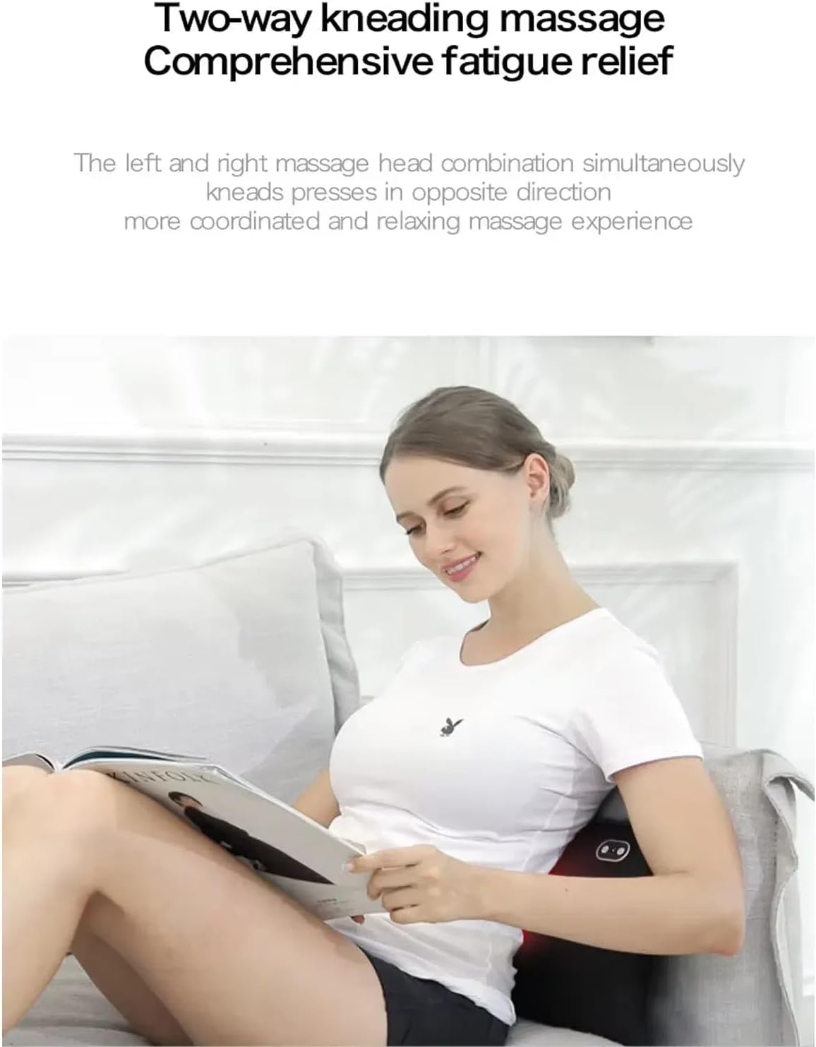 Nourest S1 Massage Pillow With Wireless Hot Compress Kneading Heat Massage Cushions