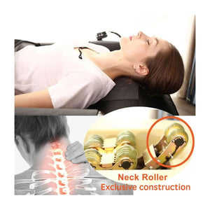 Pop Relax Massage Bed With Electrical Infrared Heating and Jade Stone Roller Massage Bed