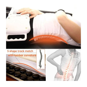 Pop Relax Massage Bed With Electrical Infrared Heating and Jade Stone Roller Massage Bed
