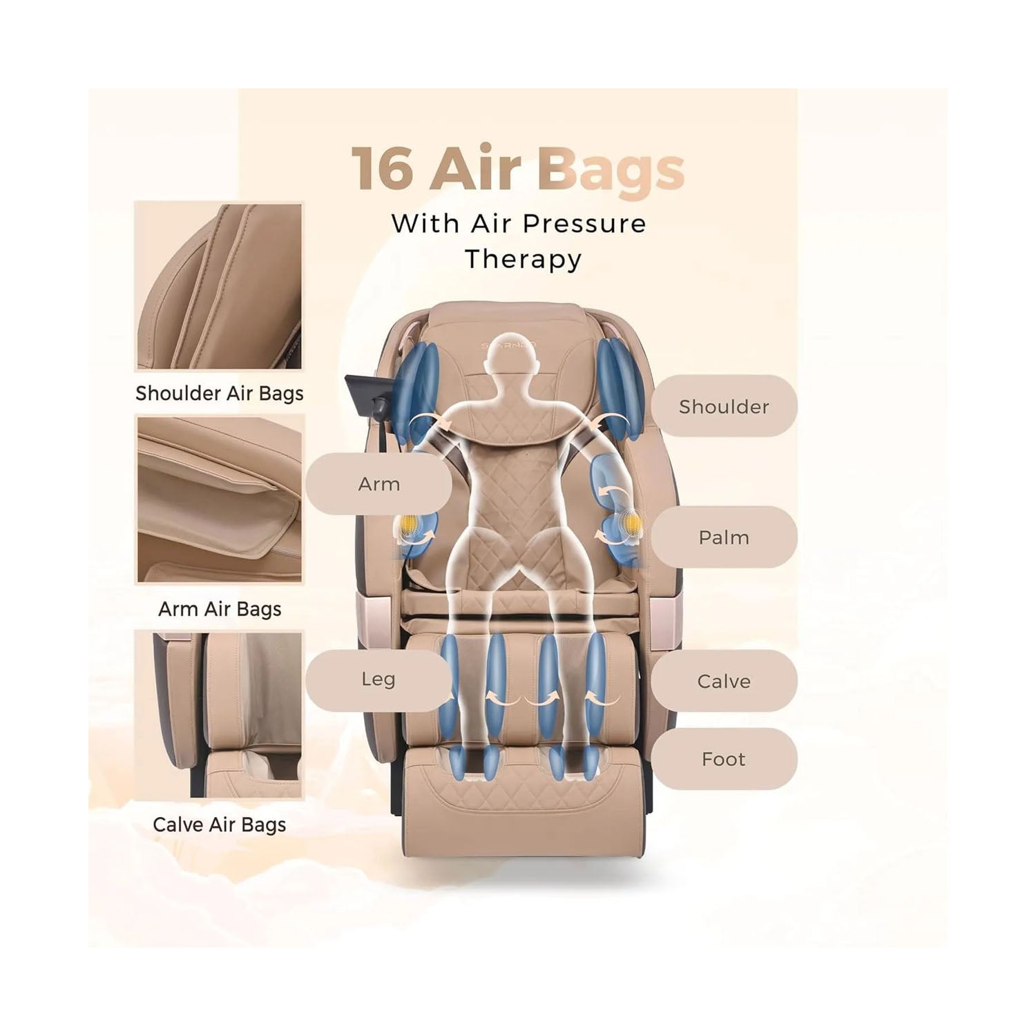Sparnod Fitness Deluxe Massage Chair Massage Chairs