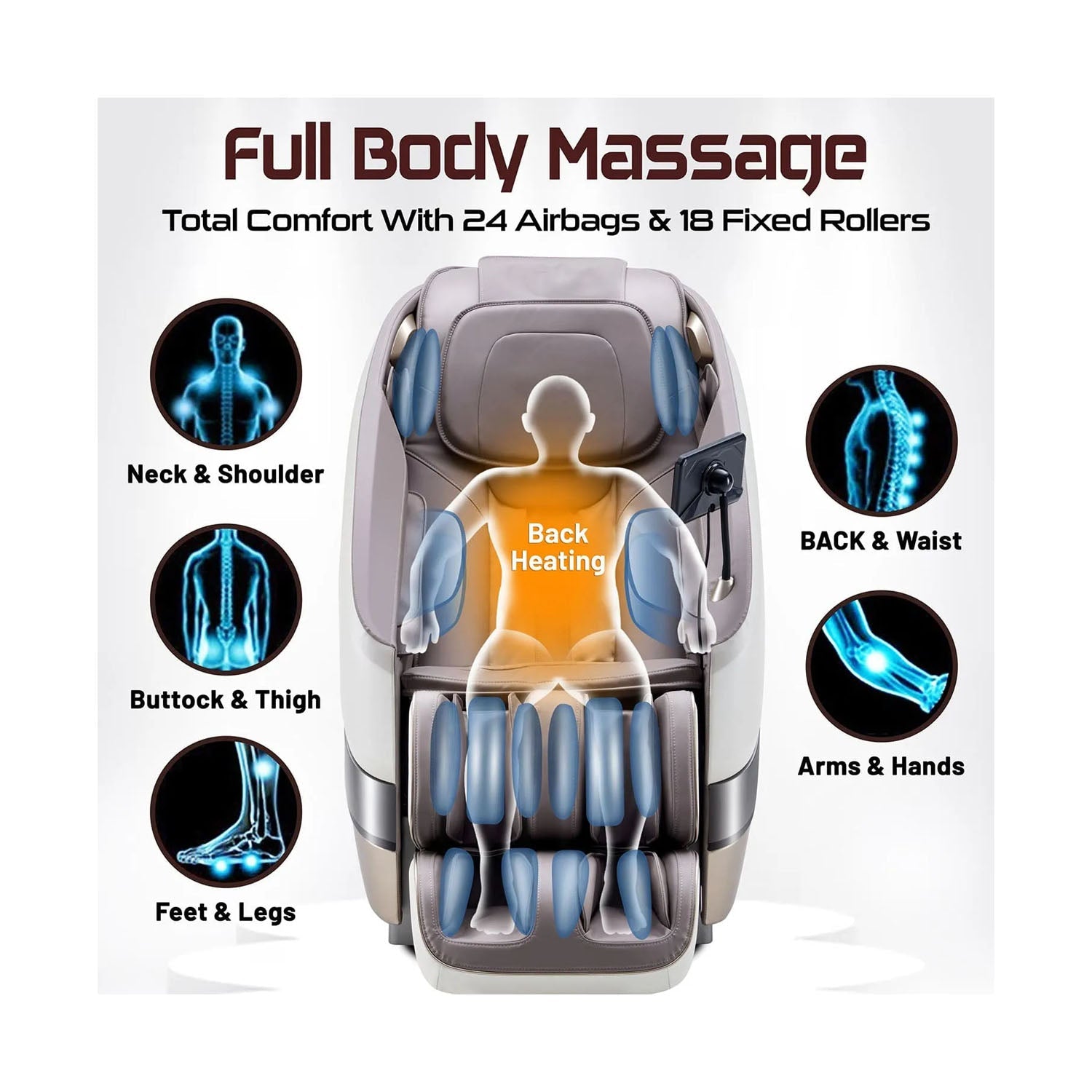 Zeitaku Anshin Twist Roller Massage Chair Massage Chairs