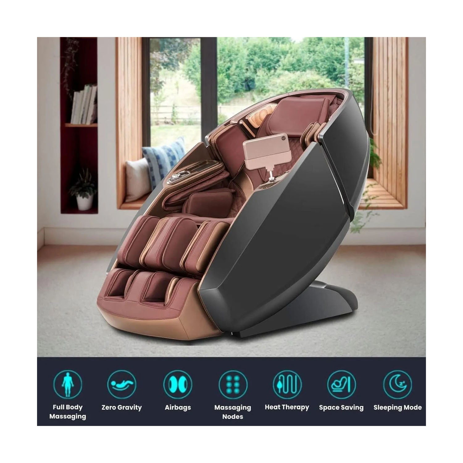 Zeitaku Opulence Dual Core Full Body Premium Massage Chair Massage Chairs