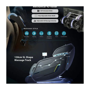 Zero U - R7 Super Series Massage Chair with 4D Rollers & Lumbar Strech Massage Chairs