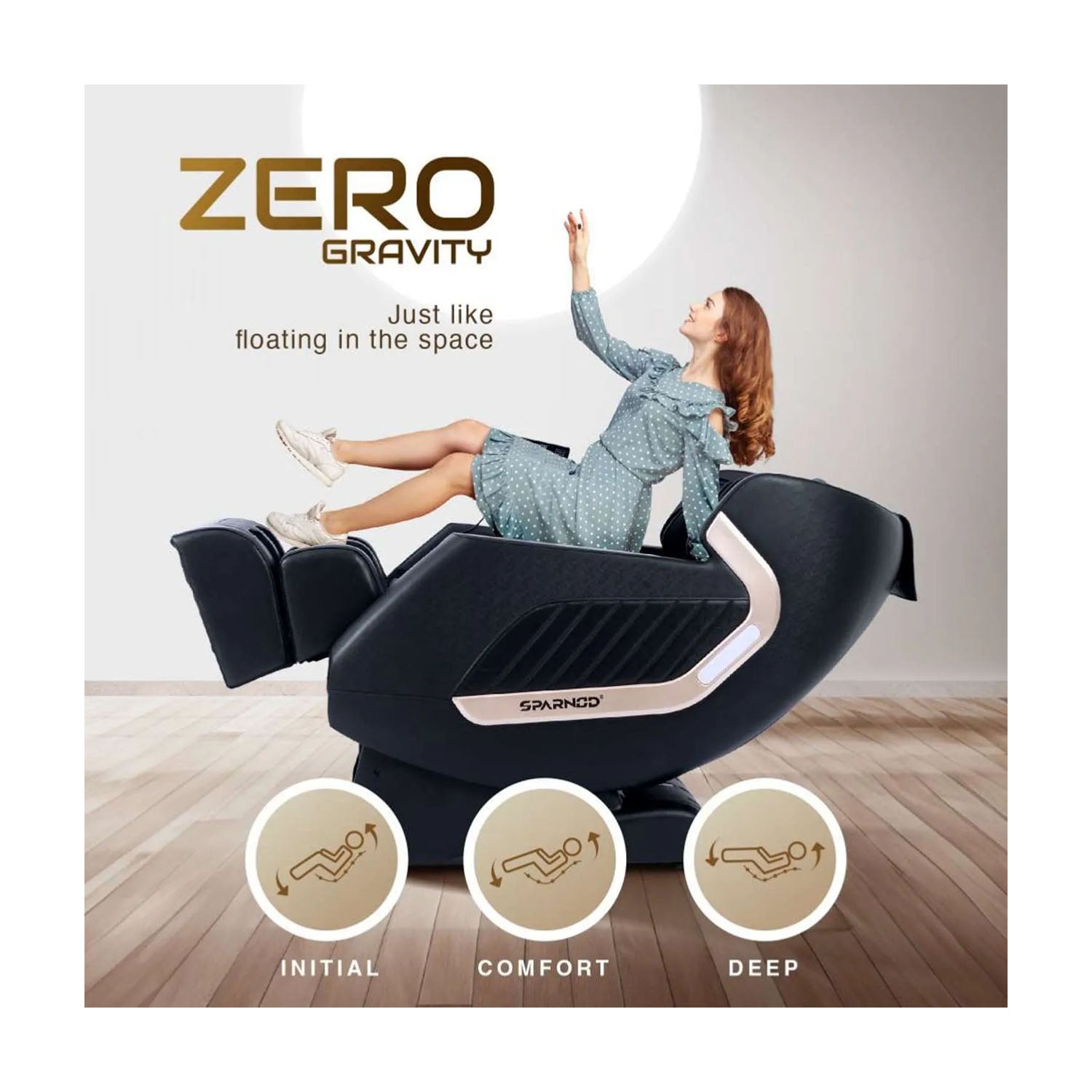 Sparnod Fitness Deluxe Plus Massage Chair - Dream Relaxer