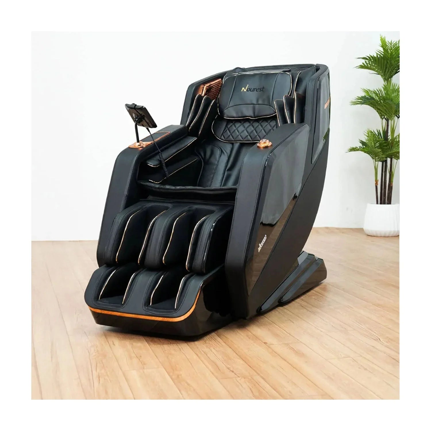Nourest Lion 4D Dual Core Luxury Full Body Massage Chair with Health Detection - Dream Relaxer