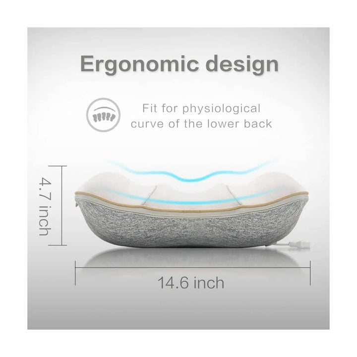 Aront Lumbar Back Neck Support Kneading Massager Pillow