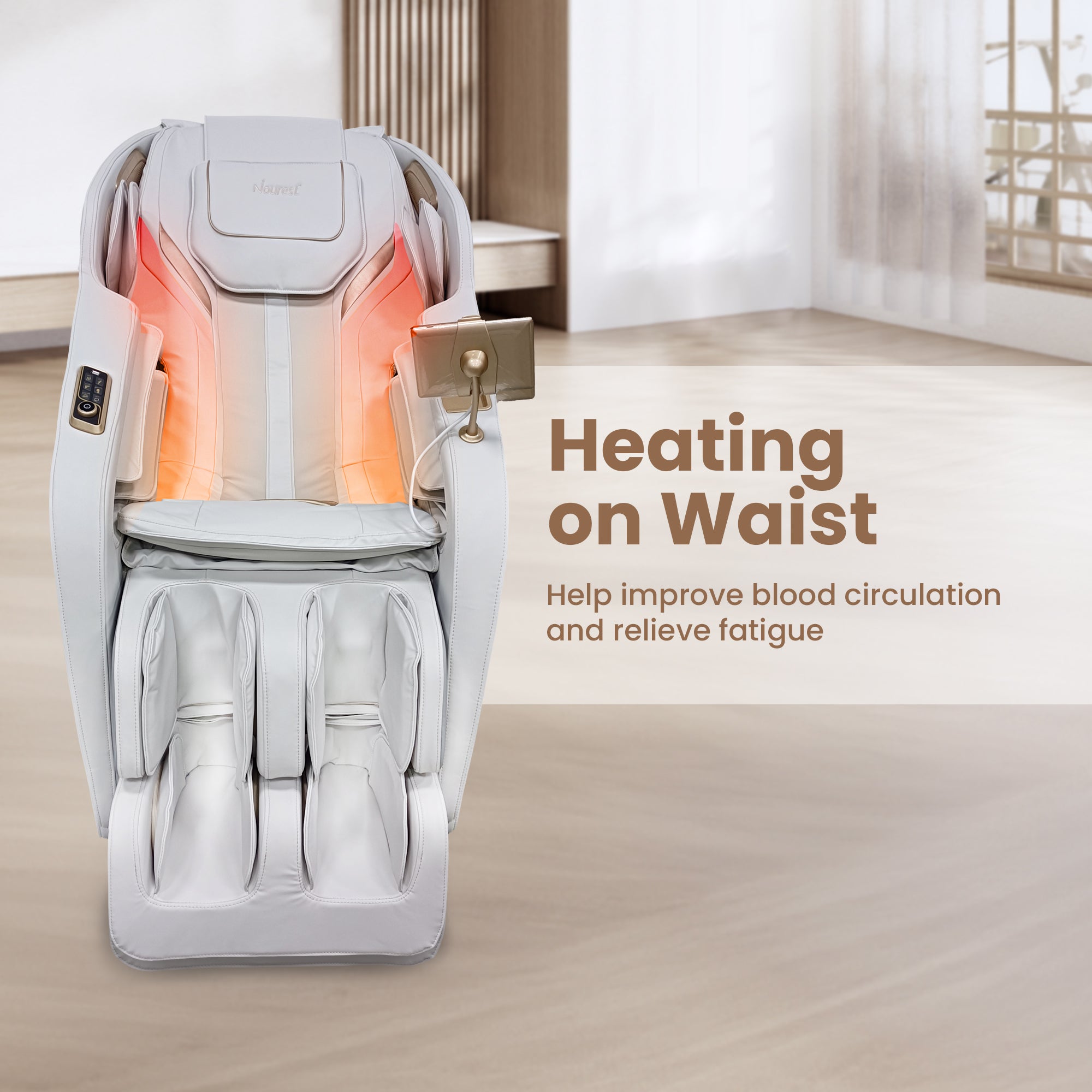 Nourest Nexo Full Body 3D Massage Chair with SL Track - Dream Relaxer