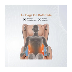 Nourest Orion 3D Rocking Recline Massage chair With Ottoman - Dream Relaxer