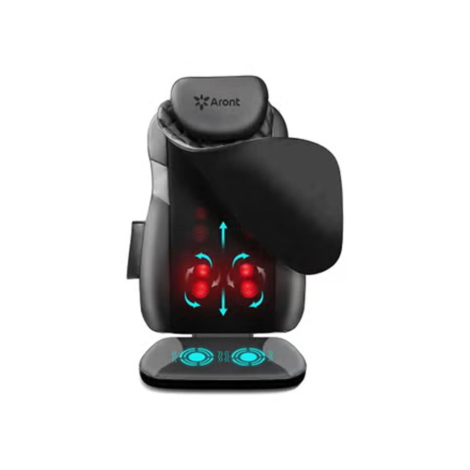 RT2172 Back Massager with Heat - Grey-Black - Dream Relaxer