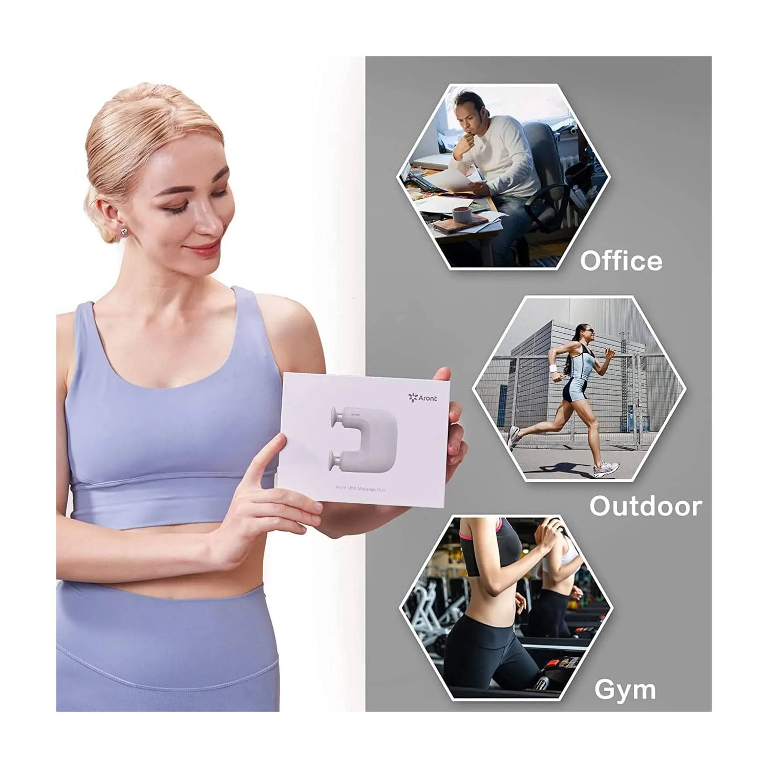 SX301 Mini Double Head Massage Gun - Dream Relaxer