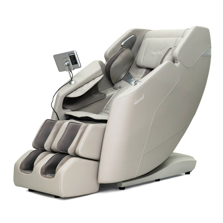 Nourest Vega SL-Track 3D Full Body Massage Chair in Grey – Premium Massage Therapy for Home Use