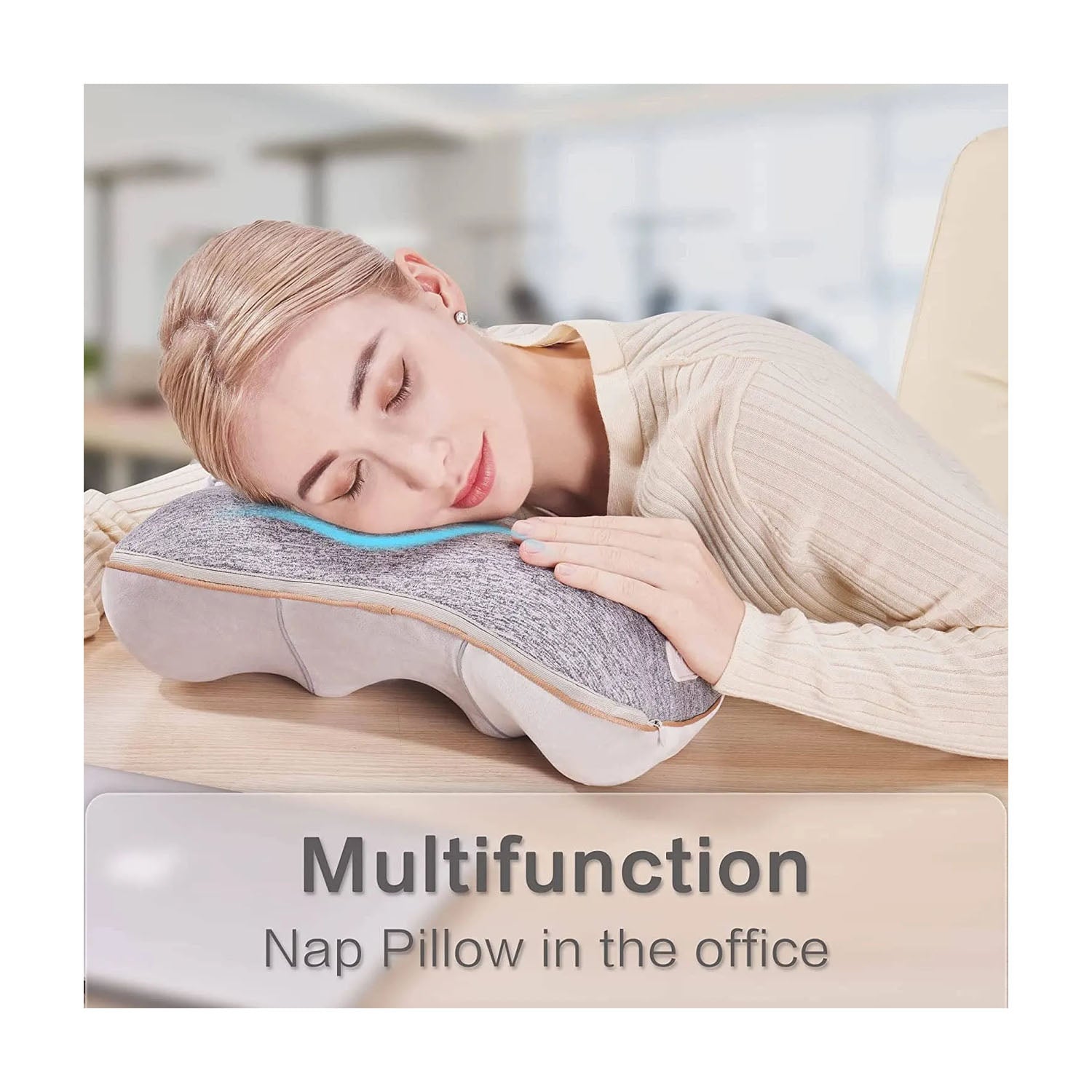Aront Lumbar Back Neck Support Kneading Massager Pillow Massage Cushions