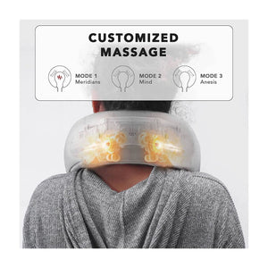 iNeck 3 Wireless Neck Massager with Heat - Grey Neck Massager
