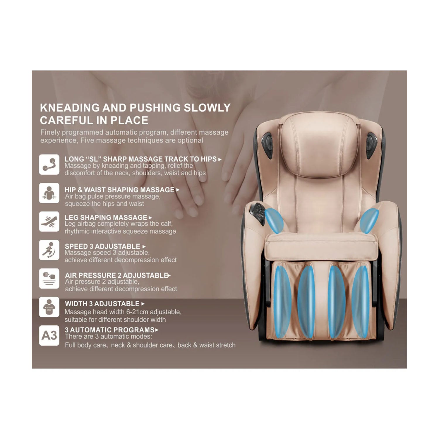 iRest A158 Queen Massage Chair Armchair Professional Reclinable Massage Chairs