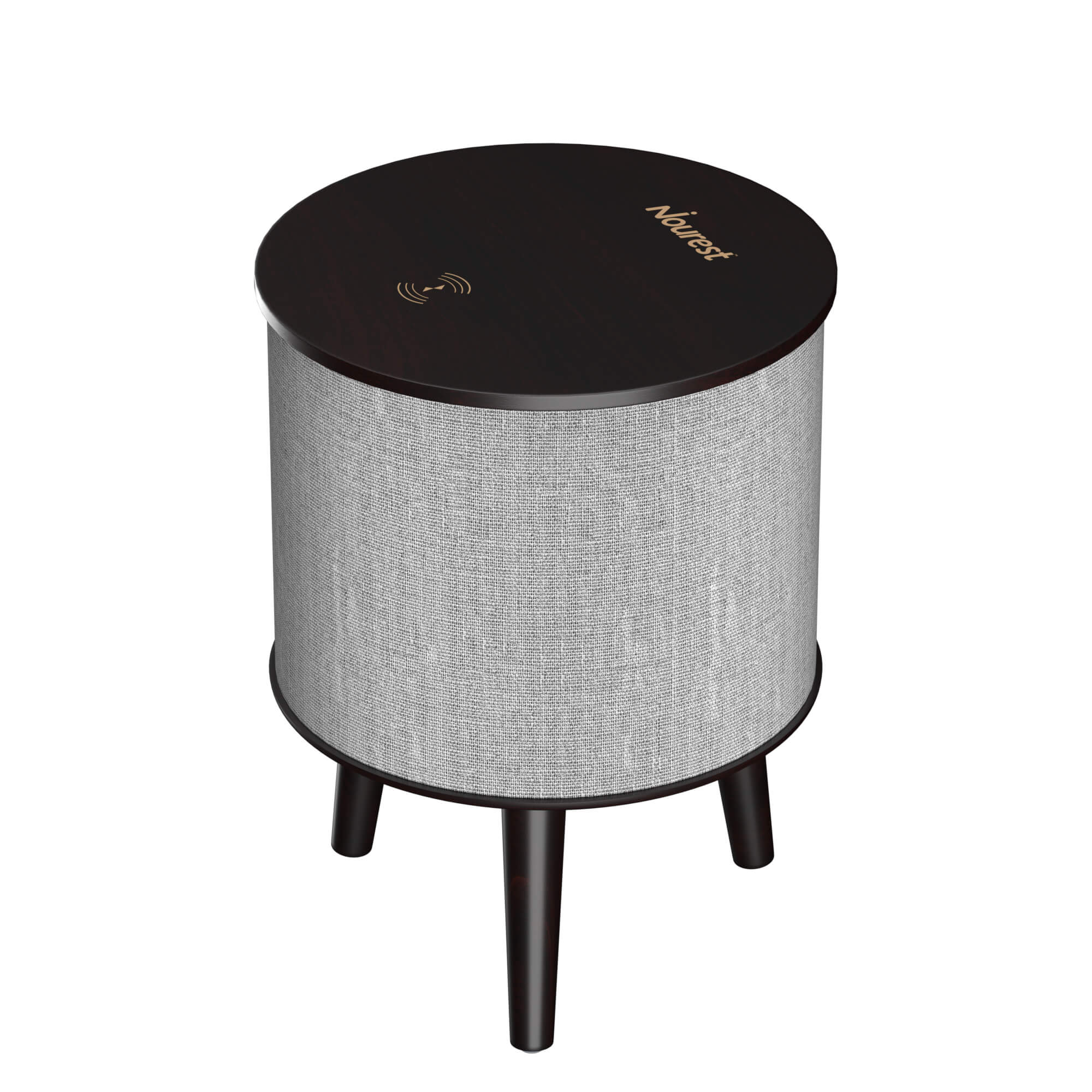 Nourest 3 in 1 Smart Wireless Charging Table with Bluetooth Speakers & USB Station - 50W Accessories