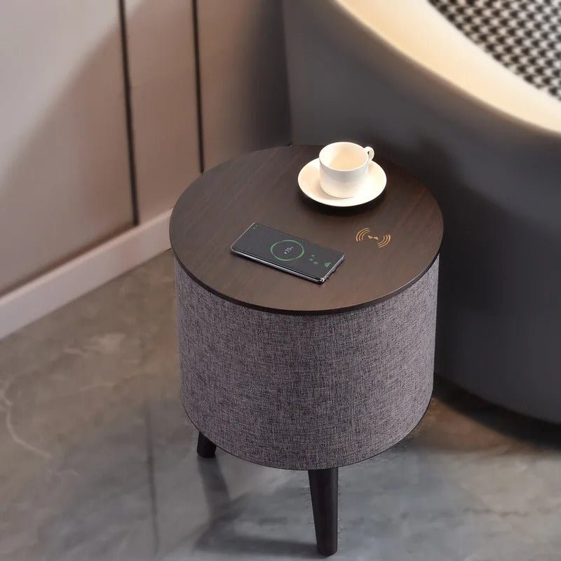 Nourest 3 in 1 Smart Wireless Charging Table with Bluetooth Speakers & USB Station - 50W Accessories