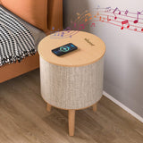 Nourest 3 in 1 Smart Wireless Charging Table with Bluetooth Speakers & USB Station - 50W Accessories