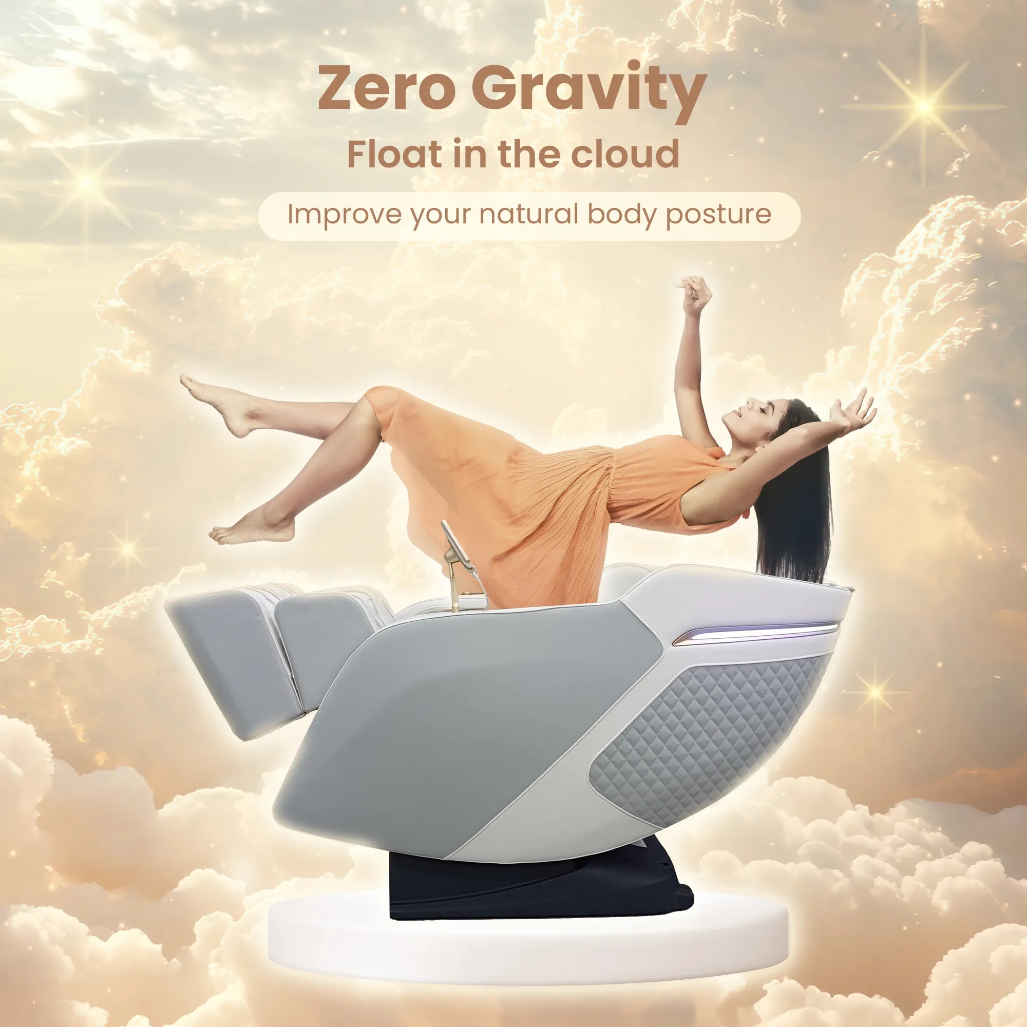 Nourest Nexo Full Body 3D Massage Chair with SL Track Massage Chairs