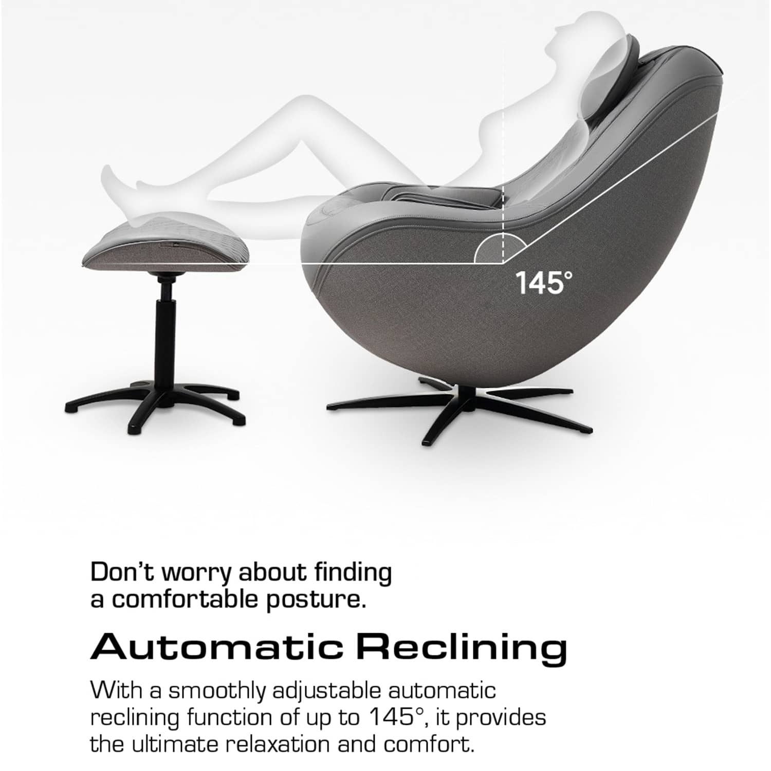 Nourest Orion Pro Automatic Recliner Massage chair With Ottoman Massage Chairs