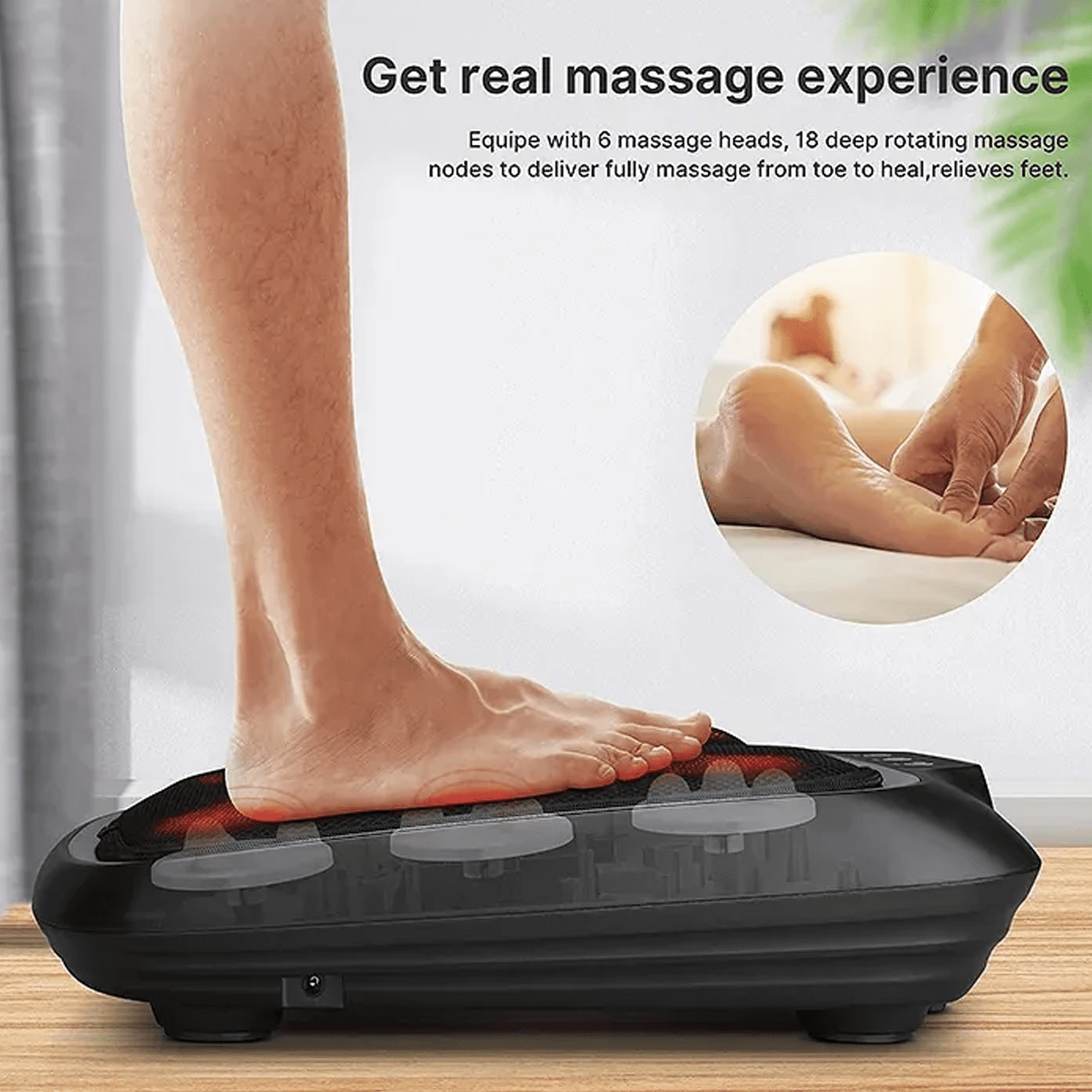 Renpho Electric Foot Massager Shiatsu Mini Foot Massagers