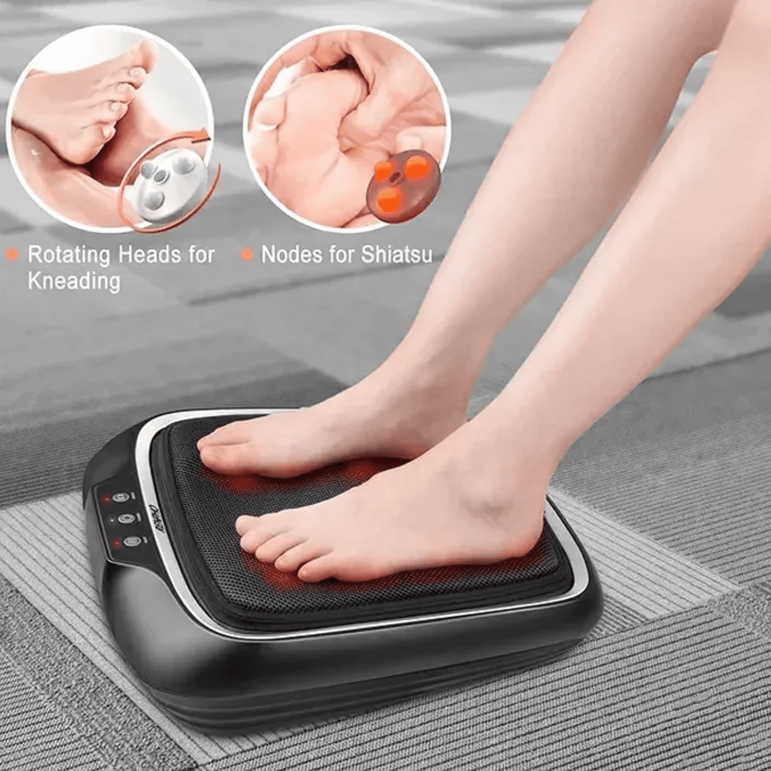 Renpho Electric Foot Massager Shiatsu Mini Foot Massagers