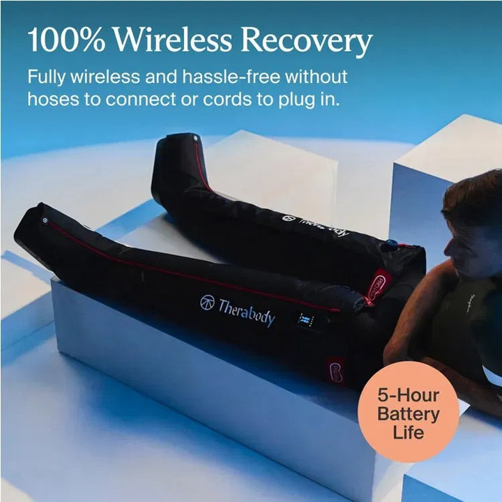 Therabody JetBoots PRO Plus Wireless Compression Boots with Vibration & Light Therapy