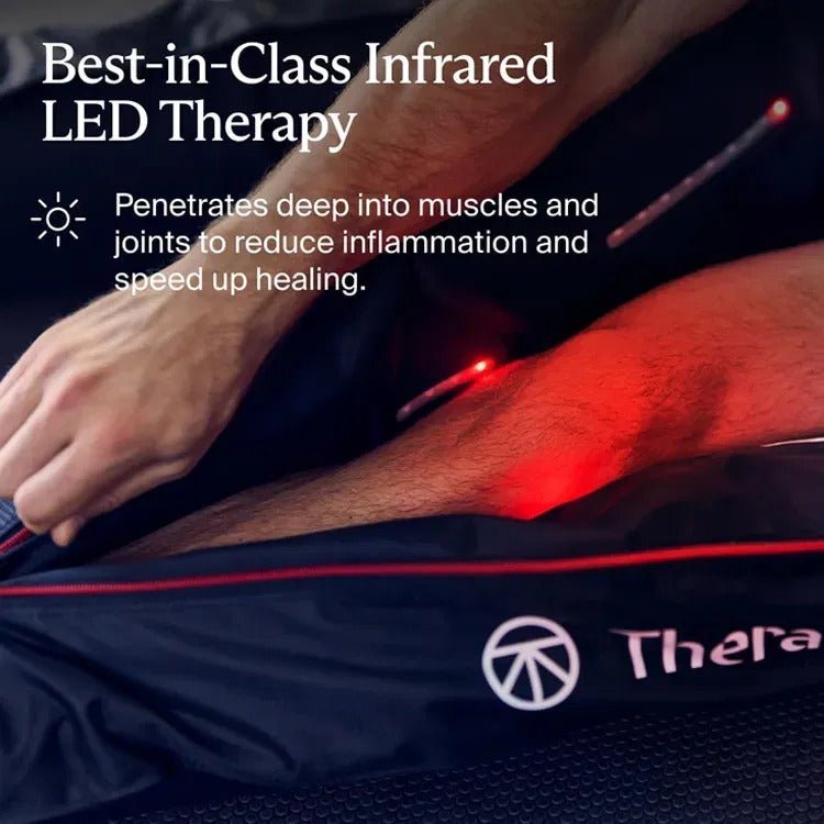 Therabody JetBoots PRO Plus Wireless Compression Boots with Vibration & Light Therapy Recovery