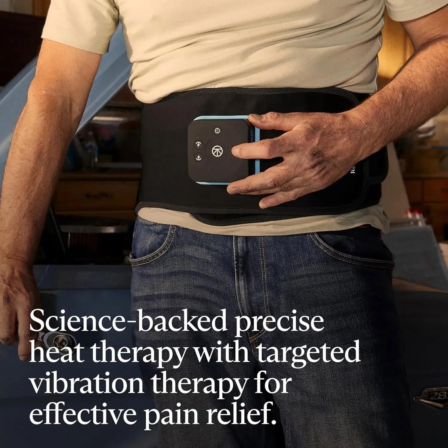 Therabody RecoveryTherm Hot Vibration Back And Core - Dream Relaxer