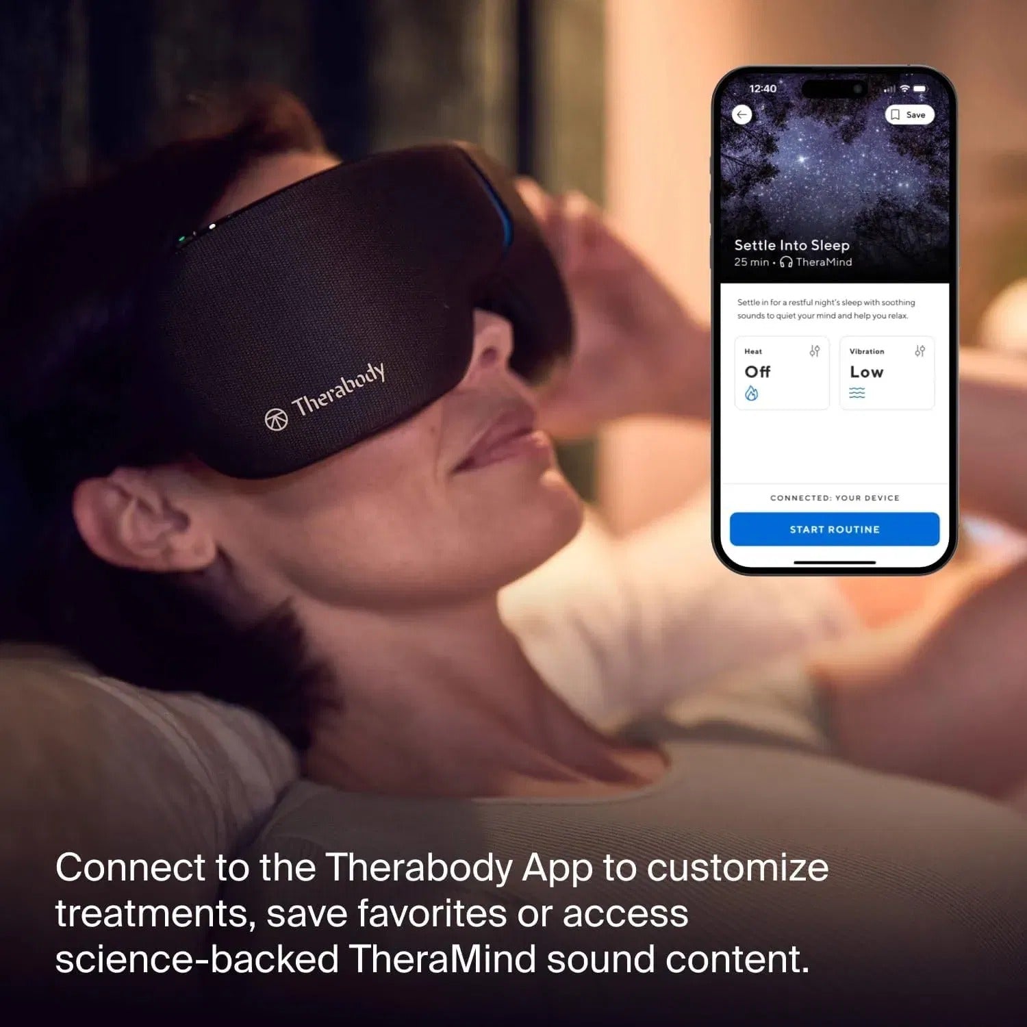 Therabody SmartGoggles (2nd Generation) - Black Recovery