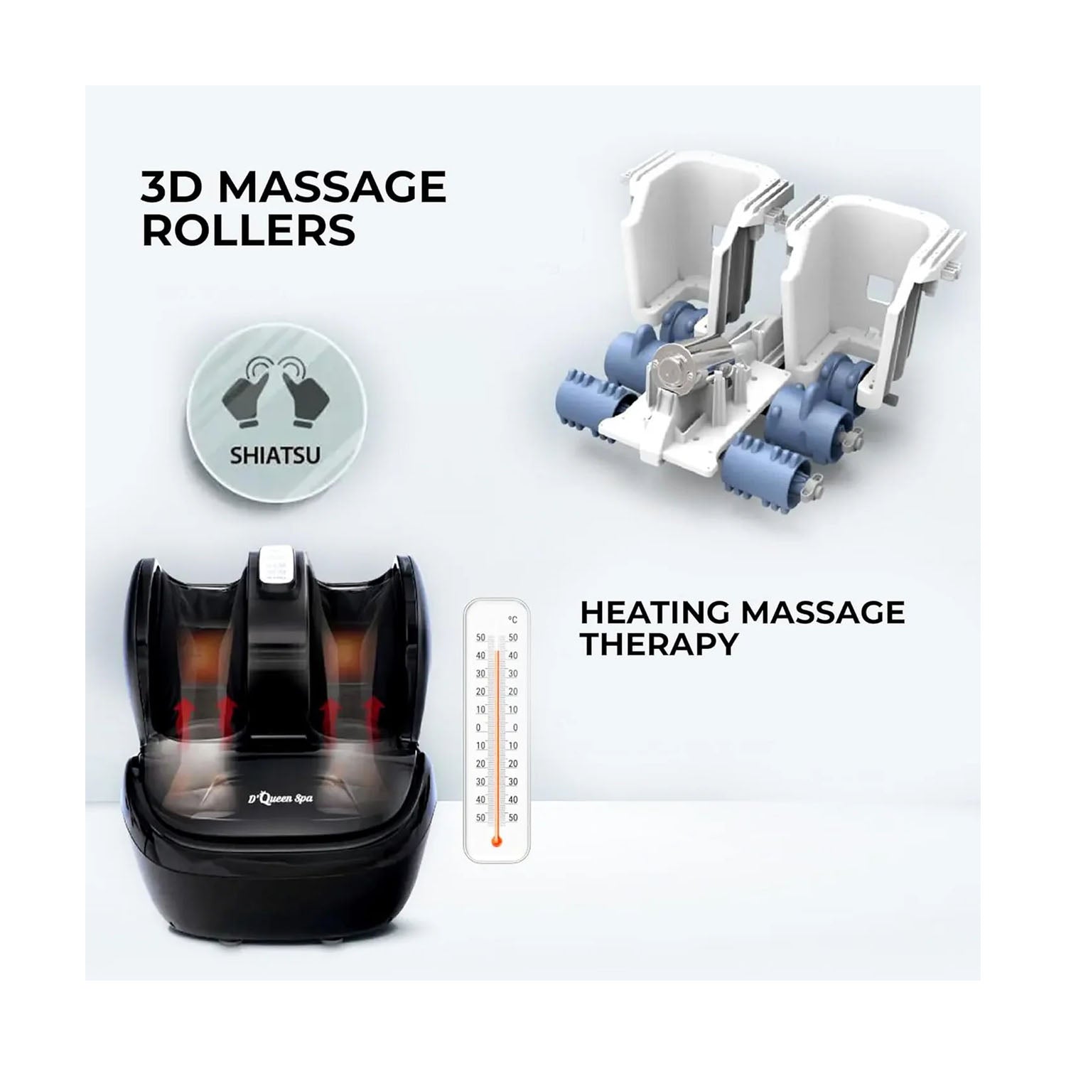 Zero D - Queen Foot Massager Foot Massagers