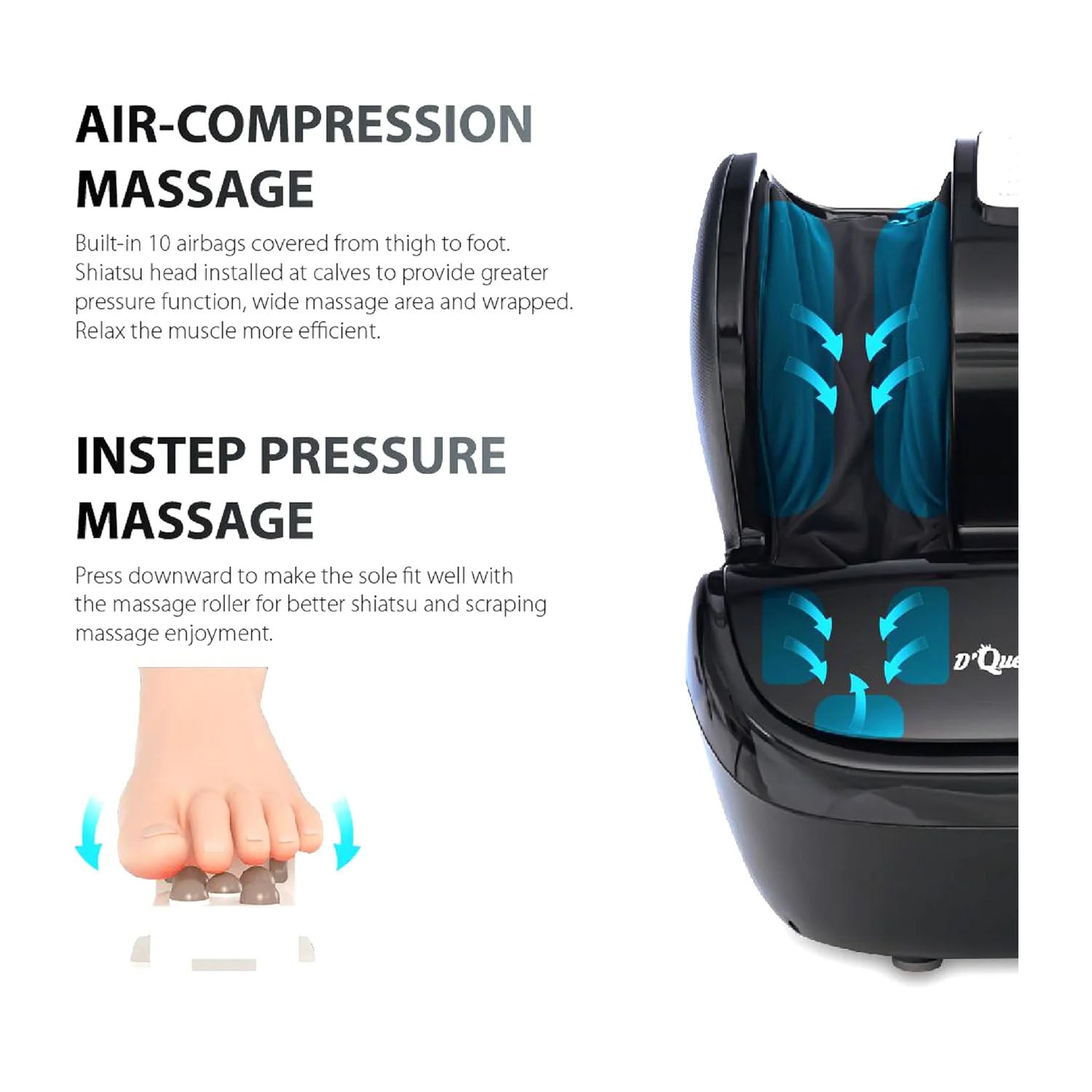 Zero D - Queen Foot Massager Foot Massagers